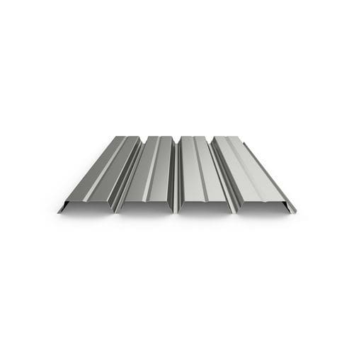 Rivestimento di facciata in acciaio galvanizzato - EUROBASE 56 FS - EUROPERFIL, SA - perforato / prelaccato / acustico