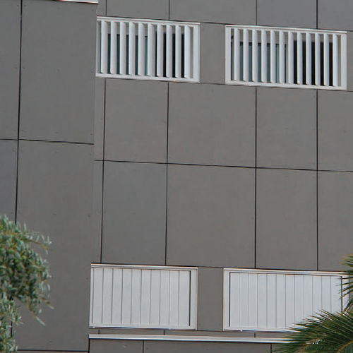 Frangisole in composito - DUTEC 80R PF - Durmi - per facciata / verticale / orientabile