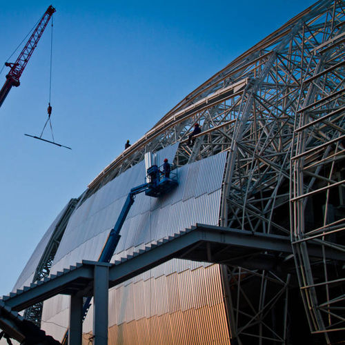 Carpenteria metallica per tensostruttura - ARENA DAS DUNAS - Lanik