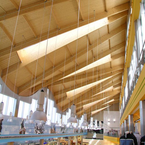 Ossatura in legno lamellare - CORTE INGLÉS MÁLAGA - Lanik - per carpenteria / contract