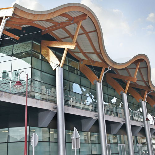 Ossatura in legno lamellare - POLIDEPORTIVO EN ZARAUZ - Lanik - per carpenteria / contract