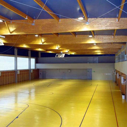 Ossatura in legno lamellare - POLIDEPORTIVO EN SODUPE - Lanik - per carpenteria / contract