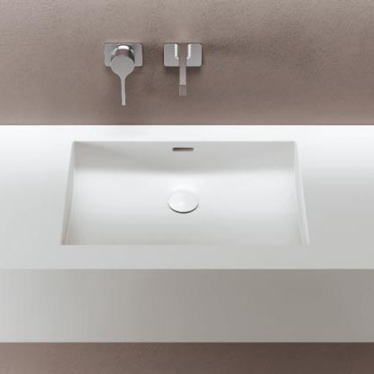 Lavabo Integrato Planivit Planit In Corian Con Piano Integrato