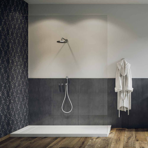Piatto doccia rettangolare - LINEA - PLANIT - da appoggio / rasoterra / in Corian®