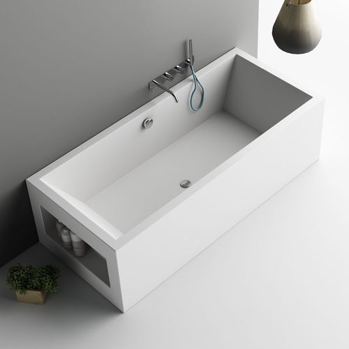Vasca da bagno da appoggio - AQUARIUS - PLANIT - filomuro / per ambiente abitativo / ad uso professionale