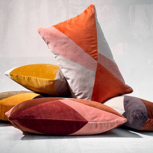 Cuscino rettangolare - Clio - Elitis - con motivi geometrici / patchwork / per uso residenziale
