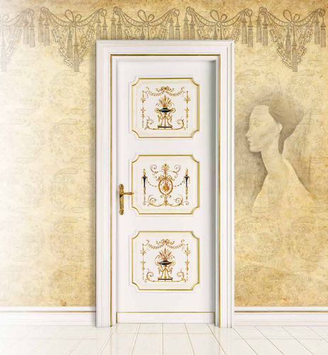 Porta da interno - LORRAINE - AGOPROFIL S.p.A - in legno / battente / tradizionale