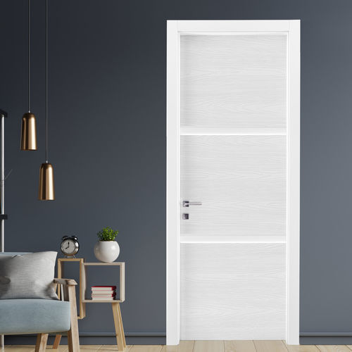 Porta da interno - AVALON - AGOPROFIL S.p.A - in MDF / battente / contemporanea
