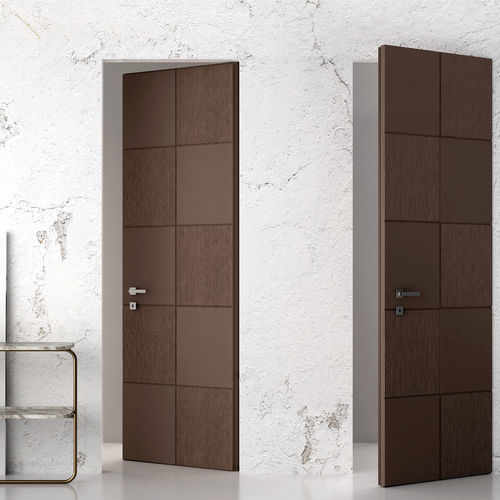 Porta da interno - T75V LEVEL PUSH -1A S1 - AGOPROFIL S.p.A - in legno / battente / contemporanea