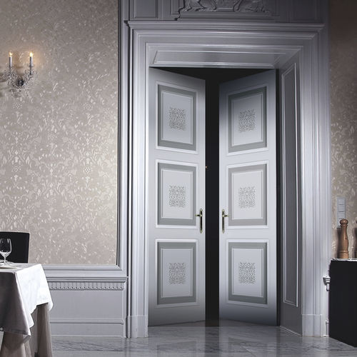 Porta da interno - INTALIA CATERINA DOPPIA - AGOPROFIL S.p.A - in MDF / battente / classica