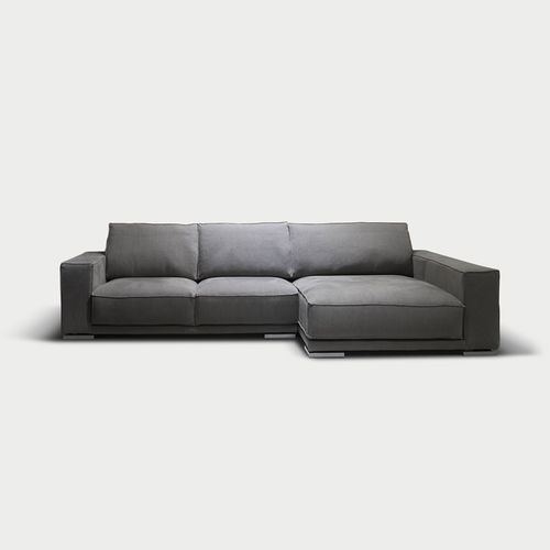 Divano modulare - RAFAEL - Nuova Linea Valentini - contemporaneo / in tessuto / in pelle