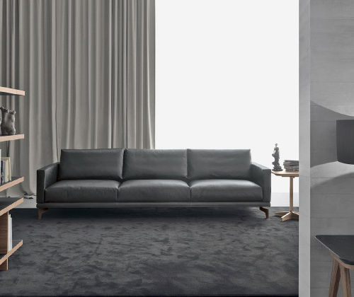 Divano modulare - NORTON - Nuova Linea Valentini - contemporaneo / in tessuto / in pelle