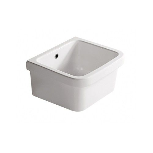 Lavabo da appoggio - 3001 - GALASSIA - in ceramica / rettangolare / contemporaneo