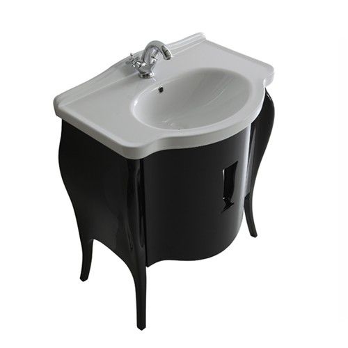 Mobile lavabo da appoggio - 8479 | 8479NE | 8480 - GALASSIA - in rovere / in legno massiccio / in MDF