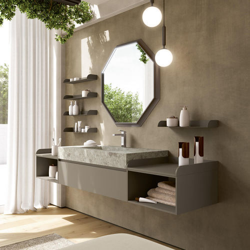 Mobile lavabo sospeso - TR104  - RAB ARREDOBAGNO - in HPL / contemporaneo / senza ante