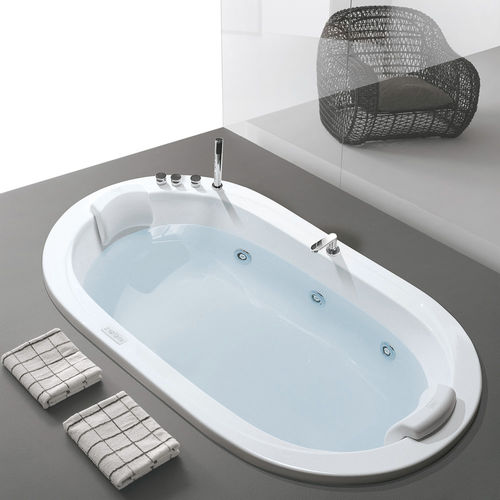 Vasca da bagno ovale - OASY - HAFRO srl - ad uso professionale / in acrilico / contemporanea