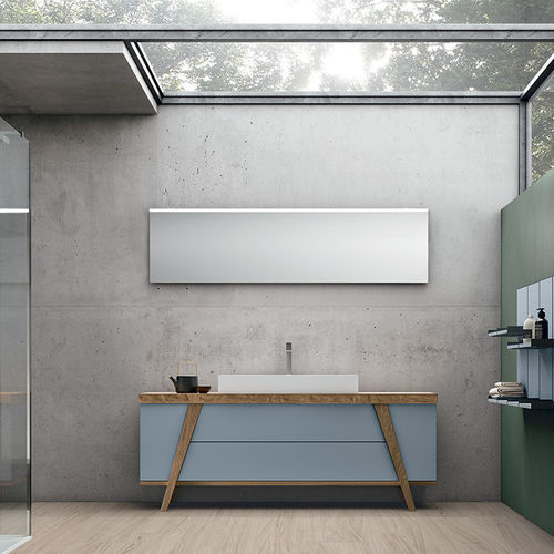 Mobile lavabo da appoggio - COMP. FRA 01 - HAFRO srl - in legno / contemporaneo / senza ante