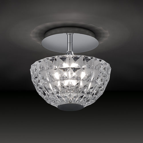 Plafoniera contemporanea - DECO - alma light - rotonda / in vetro soffiato / in cristallo