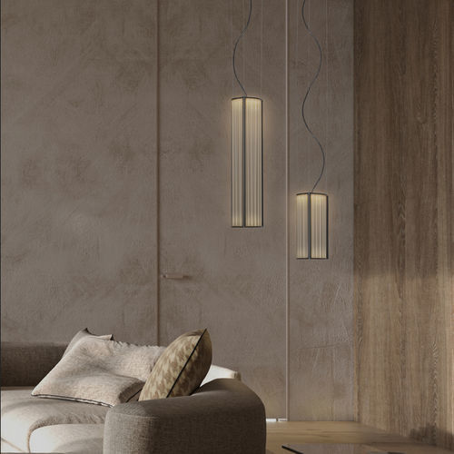 Lampada a sospensione - TOTEM II - alma light - in ferro / in vetro borosilicato / contemporanea