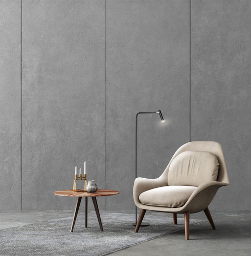 Lampada da terra - MINISPOT - alma light - in ferro / contemporanea / con cavo