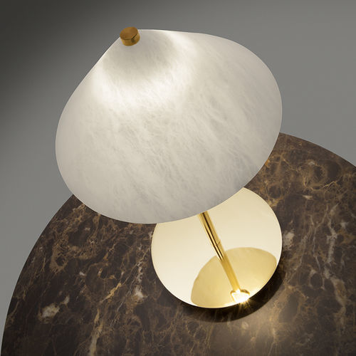 Lampada da tavolo - FUJI - alma light - in ferro / in ottone lucidato / in alabastro