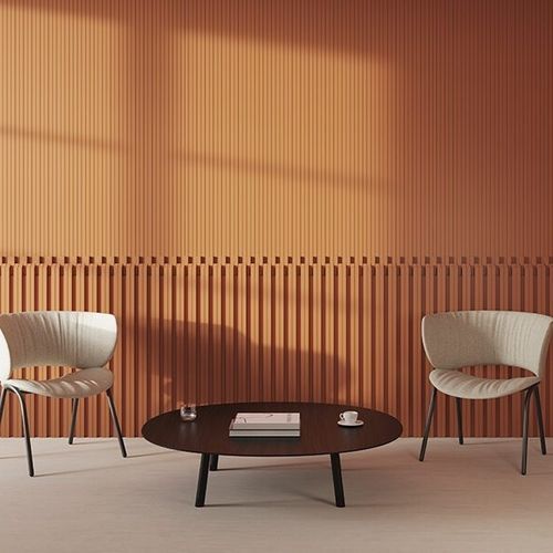 Tavolino basso contemporaneo - MAARTEN - Viccarbe - in MDF / in HPL / con supporto in acciaio termolaccato