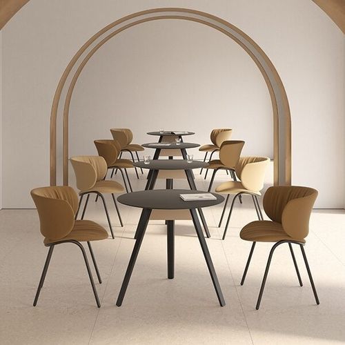 Sedia contemporanea - FUNDA - Viccarbe - da interno / in tessuto / in pelle