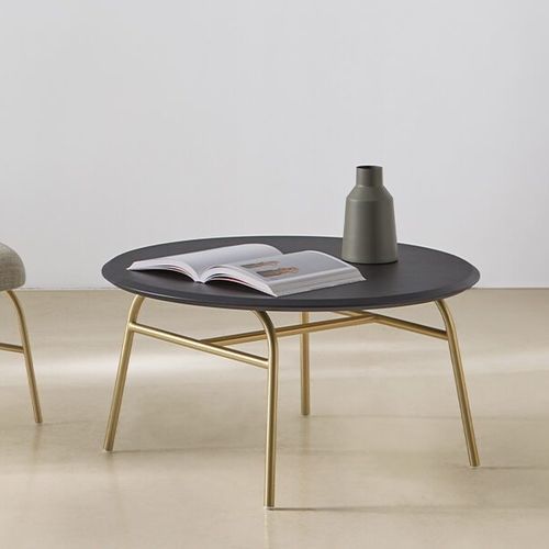 Tavolino basso contemporaneo - ALETA - Viccarbe - in legno laccato / in HPL / in melaminico