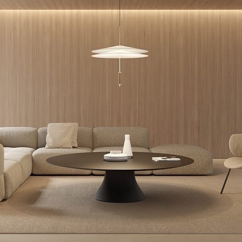 Tavolino basso contemporaneo - CAMBIO  - Viccarbe - in MDF laccato / in HPL / in melaminico