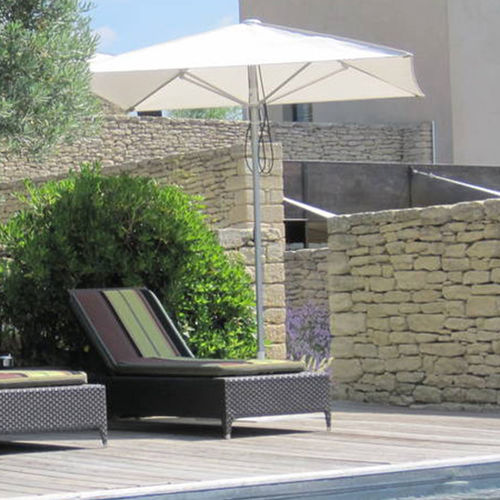 Ombrellone quadrato - QUATTRO - Symo Parasols - in tessuto / contract