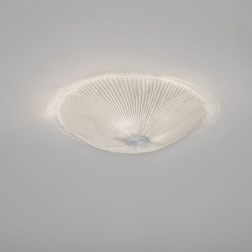 Plafoniera design originale - ONN - a emotional light - rotonda / in maglia di acciaio inossidabile / LED