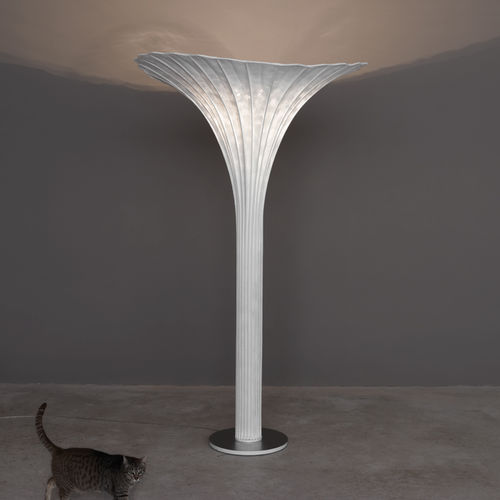 Lampada da terra - AFRICA  - a emotional light - in maglia di acciaio inossidabile / design originale / con cavo
