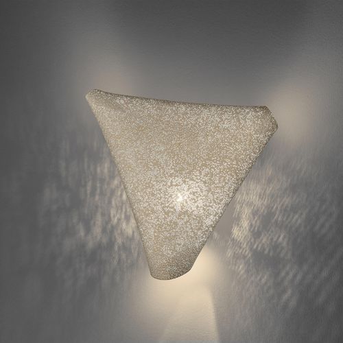 Applique design originale - BALLET - a emotional light - da interno / in maglia di acciaio inossidabile / triangolare
