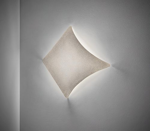 Applique design originale - Kite Medium - a emotional light - da interno / da esterno / in maglia di acciaio inossidabile
