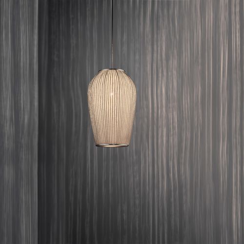 Lampada a sospensione - CORAL GALAXEA - a emotional light - in acciaio verniciato / in maglia di acciaio inossidabile / contemporanea