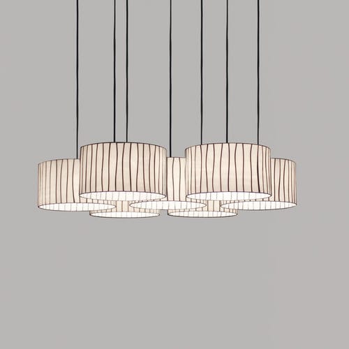 Lampada a sospensione - Curvas chandelier medium - a emotional light - in vetro / contemporanea / con cavo