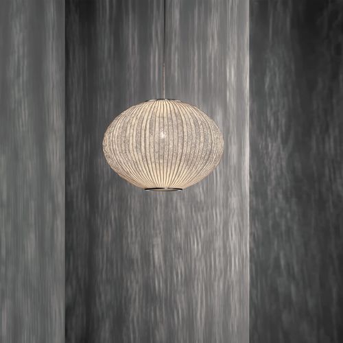 Lampada a sospensione - Coral Seaurchin Small - a emotional light - in acciaio verniciato / in maglia di acciaio inossidabile / contemporanea