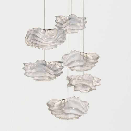 Lampada a sospensione - Nevo compo medium - a emotional light - in maglia di acciaio inossidabile / contemporanea / con cavo