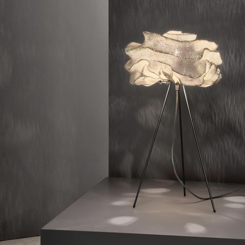 Lampada da tavolo - NEVO - a emotional light - in acciaio verniciato / in maglia di acciaio inossidabile / design originale