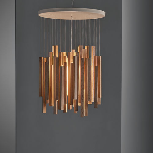 Lampada a sospensione - Woods - a emotional light - in betulla / design originale / con cavo