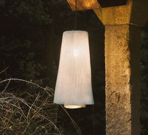 Lampada a sospensione - Tempo Andante Outdoor - a emotional light - in acciaio inossidabile / a rete / contemporanea