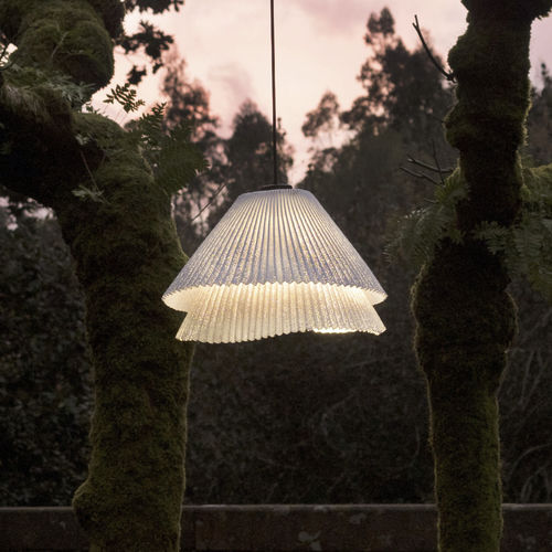 Lampada a sospensione - Tempo Vivace Outdoor - a emotional light - in acciaio inossidabile / a rete / contemporanea