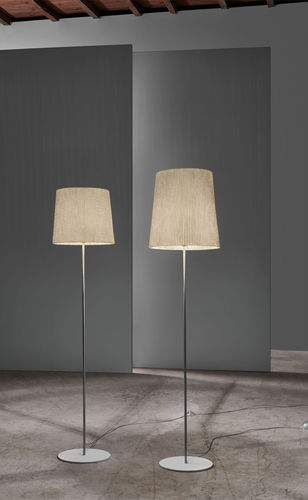 Lampada da pavimento - Virginia - a emotional light - in maglia di acciaio inossidabile / contemporanea / con cavo