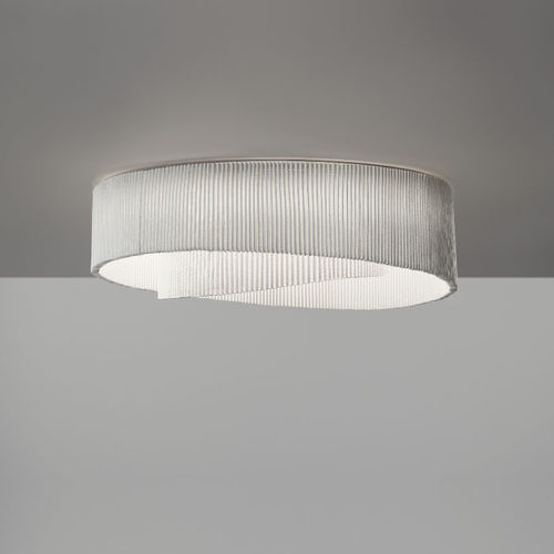 Plafoniera contemporanea - Anel - a emotional light - circolare / in acciaio verniciato / in maglia di acciaio inossidabile