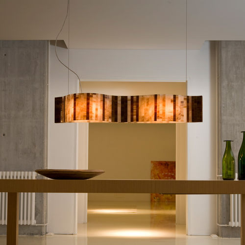 Lampada a sospensione - Vento - a emotional light - in vetro / design originale / con cavo