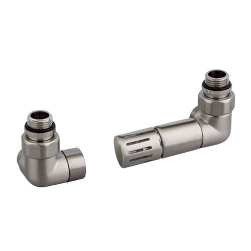 Valvola termostatica meccanica - CIRCLE - TERMO CORNER - DELTACALOR - manuale / per radiatore / bianca