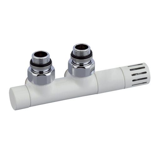 Valvola termostatica meccanica - CIRCLE - TERMO DOPPIA - DELTACALOR - manuale / per radiatore / bianca