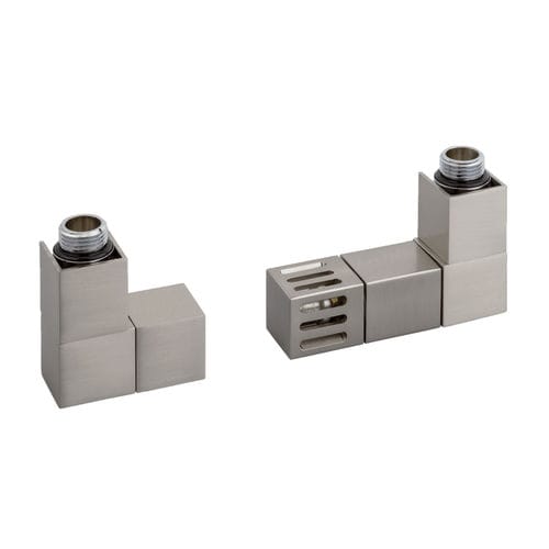 Valvola termostatica meccanica - DADO - TERMO CORNER - DELTACALOR - manuale / per radiatore / bianca