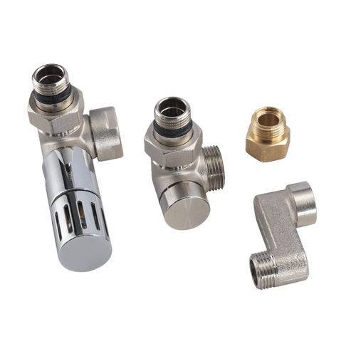 Valvola termostatica meccanica - ECO - DELTACALOR - manuale / per radiatore / bianca