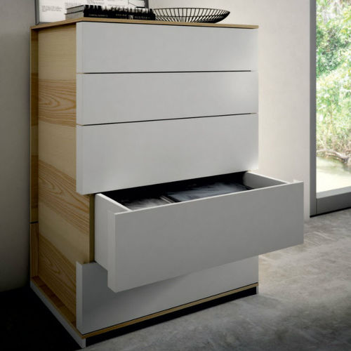 Cassettiera contemporanea - TONY - Arlex - in legno / bianca